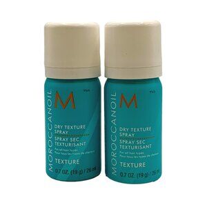2X Moroccanoil Dry Texture Spray Travel Size 0.7oz/26ml Each